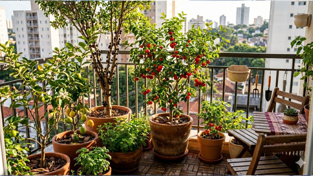 4 árvores frutíferas que pegam fácil no jardim ou quintal de casa, mesmo em vasos