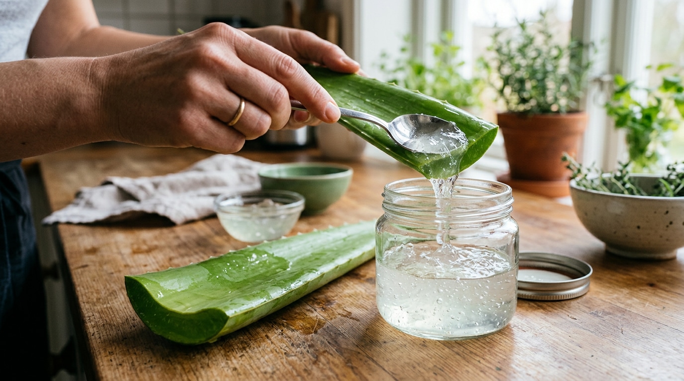 Gel facial caseiro de aloe vera: a receita simples que revitaliza a pele e custa quase nada