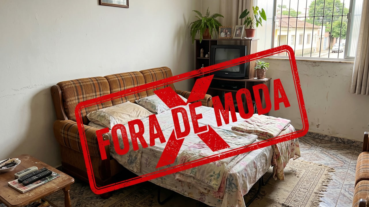 Ninguém usa mais o sofá-cama, agora todos preferem a alternativa mais confortável e elegante.