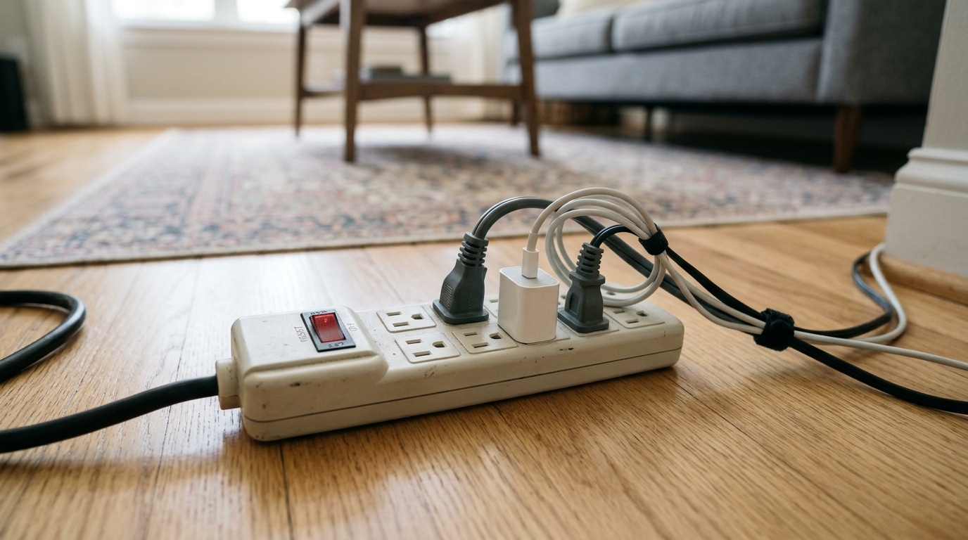 Erros comuns ao usar extensões elétricas que podem se tornar perigosos rapidamente