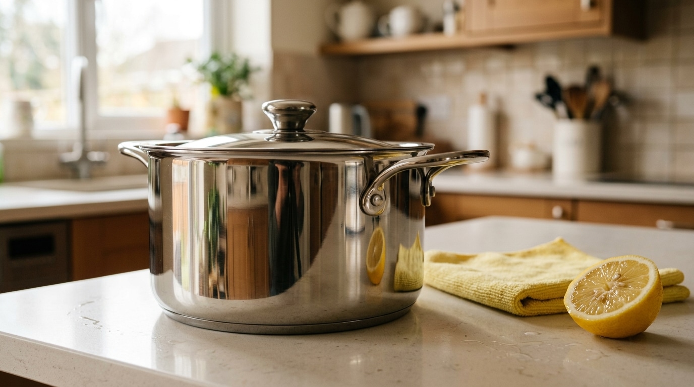 Como limpar panela de inox e tirar até o queimado com o que já tem em casa