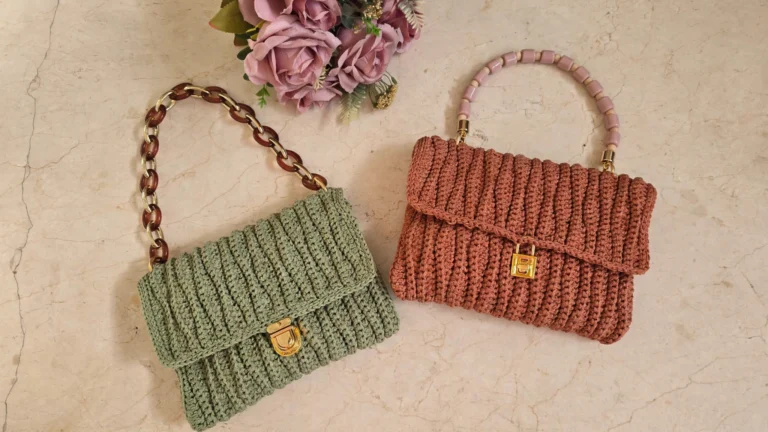 Bolsa Raika de Crochê: Um Modelo Elegante e Sofisticado Para Fazer em Casa