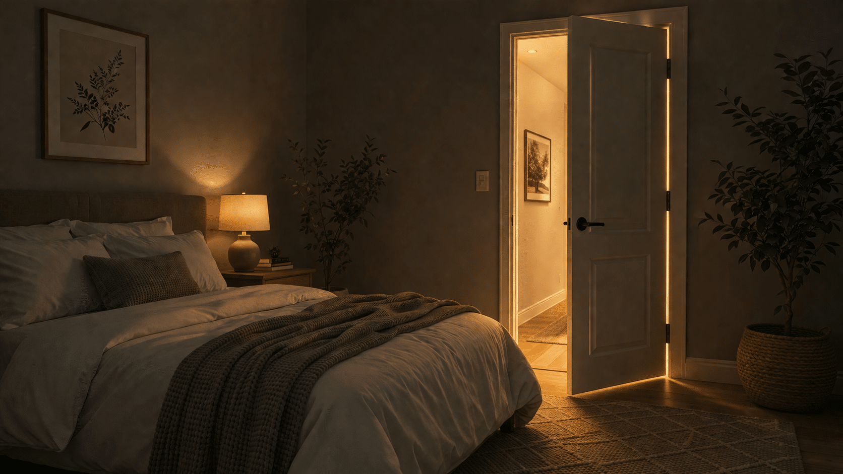 Porta do quarto aberta ou fechada na hora de dormir: qual é a escolha certa?