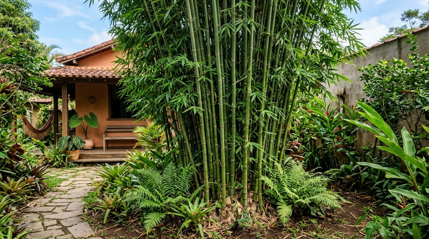 Planta que cresce um metro por dia transforma o jardim em poucos dias