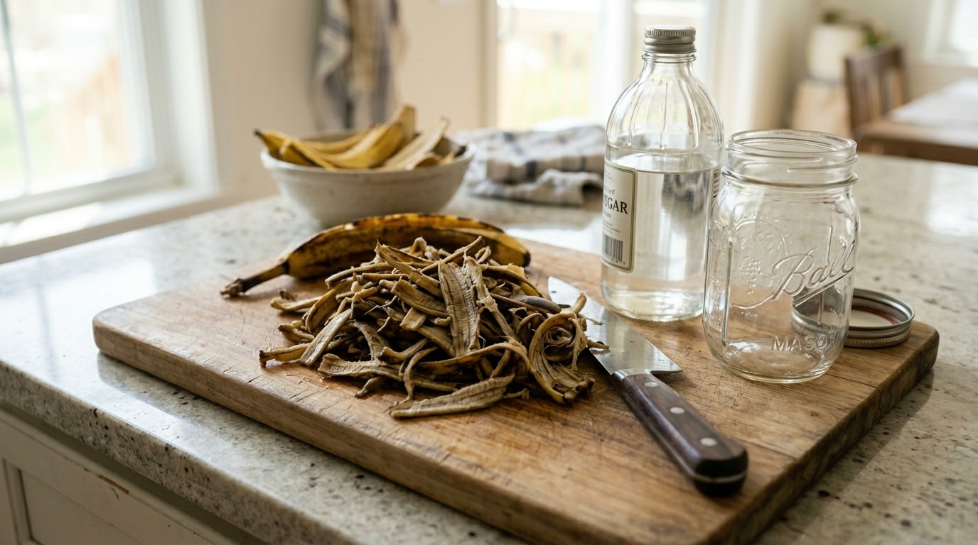 Misturar casca de banana com vinagre: por que é recomendado e para que serve