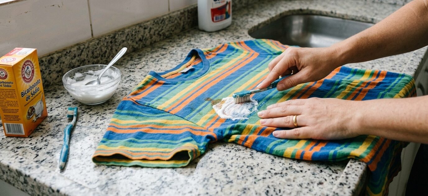 Mancha de água sanitária na roupa colorida: veja o método que muita gente não conhece para corrigir