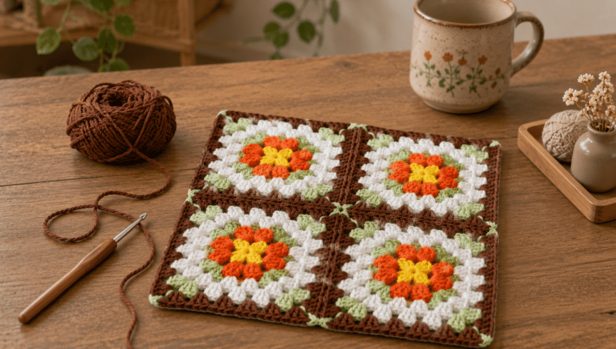 Squares de Crochê: Quadradinhos Criativos para Fazer Bolsas, Blusas, Mantas e Peças Decorativas