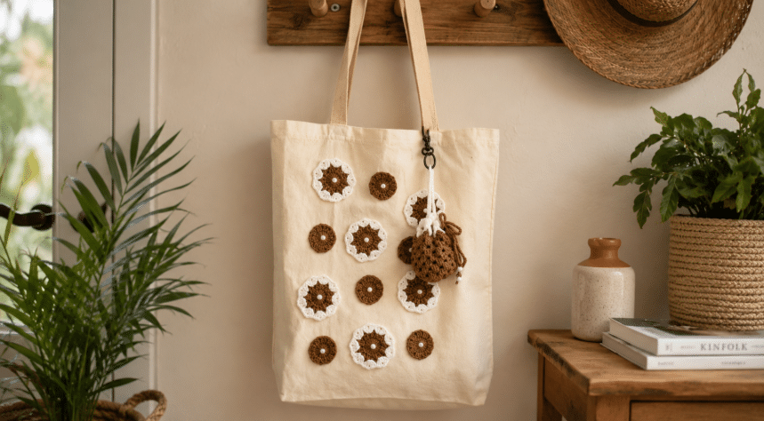 Bolsas de crochê upcycling mostram como transformar sobras em peças cheias de estilo