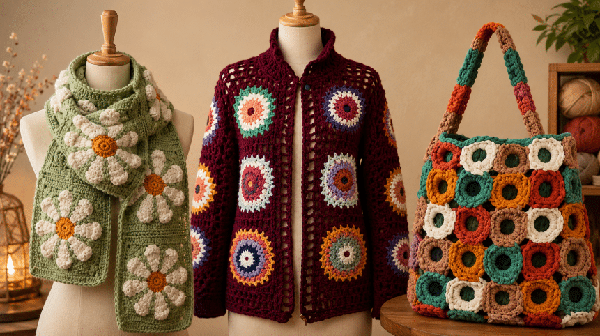 Crochê moderno: como o artesanato ganhou novas formas, cores e estilos