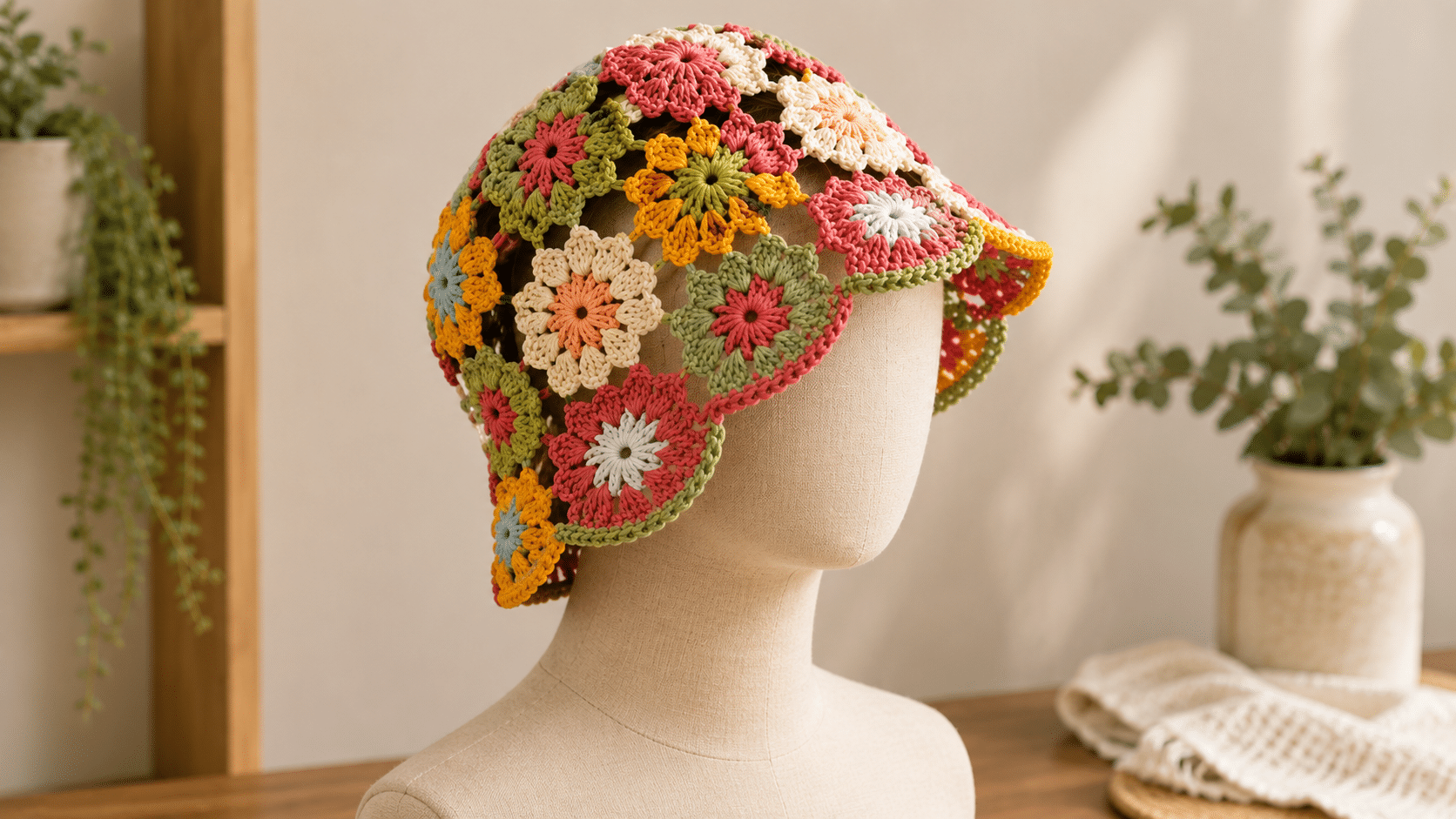 Bucket hat de crochê conquista looks com estilo artesanal e toque moderno