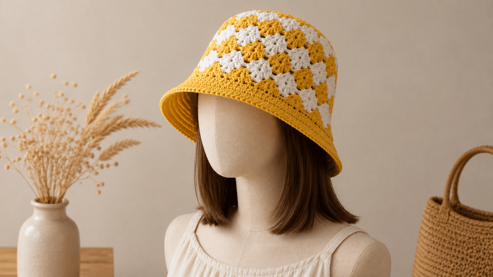 Chapéus de crochê voltam à moda com charme artesanal e visual cheio de personalidade