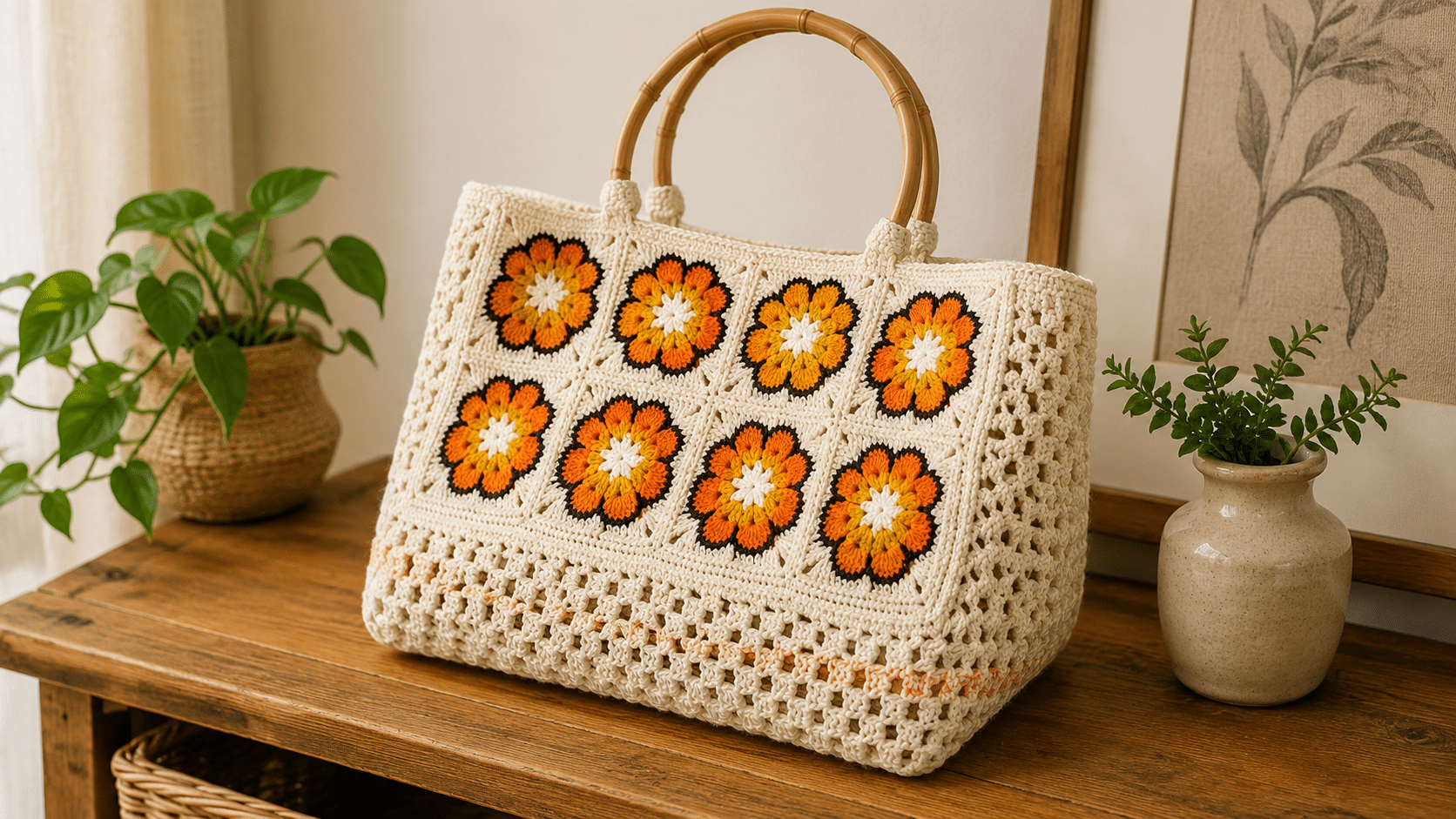 Bolsas de crochê deixam qualquer look mais leve, artesanal e cheio de personalidade