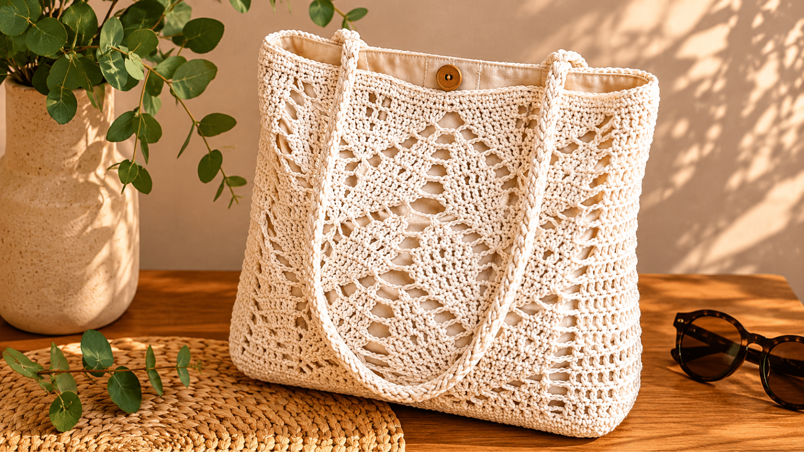 Bolsa de crochê é o acessório artesanal que deixa o look mais leve e estiloso