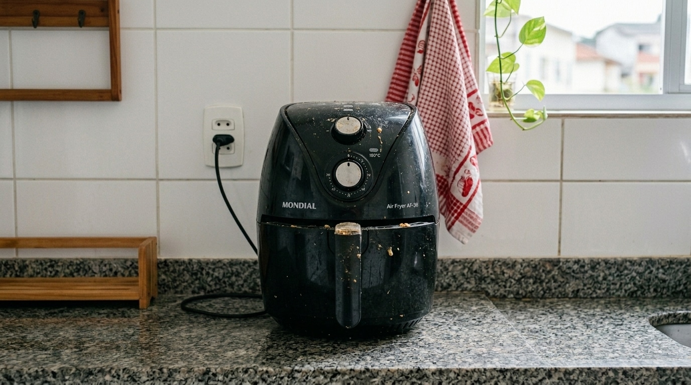 Como limpar a air fryer encardida por dentro sem danificar a resistência