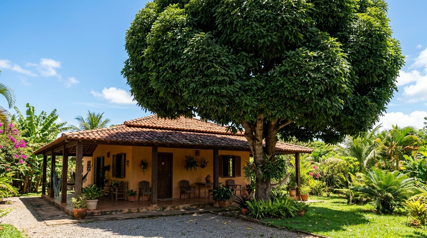 A árvore certa no lado certo da casa vai derrubar a temperatura nos dias quentes