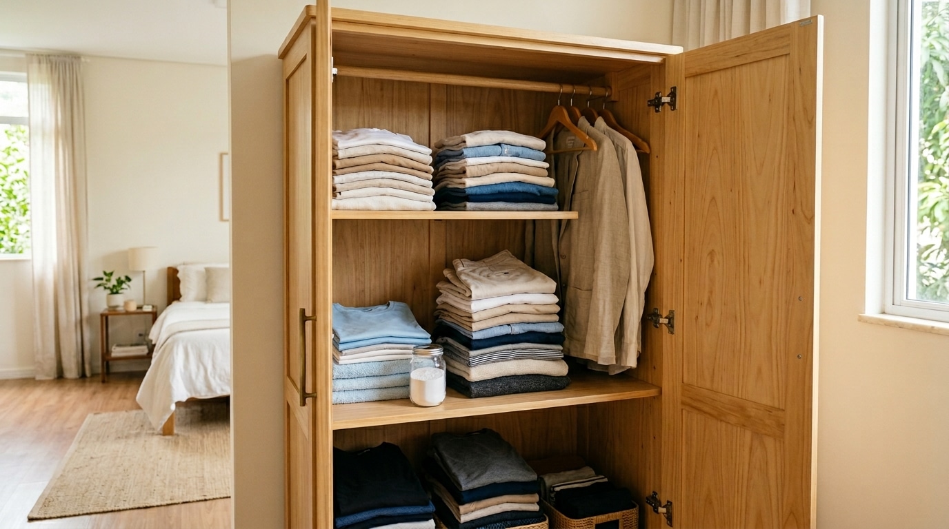 Como acabar com o cheiro de mofo do guarda-roupa sem gastar com produtos caros
