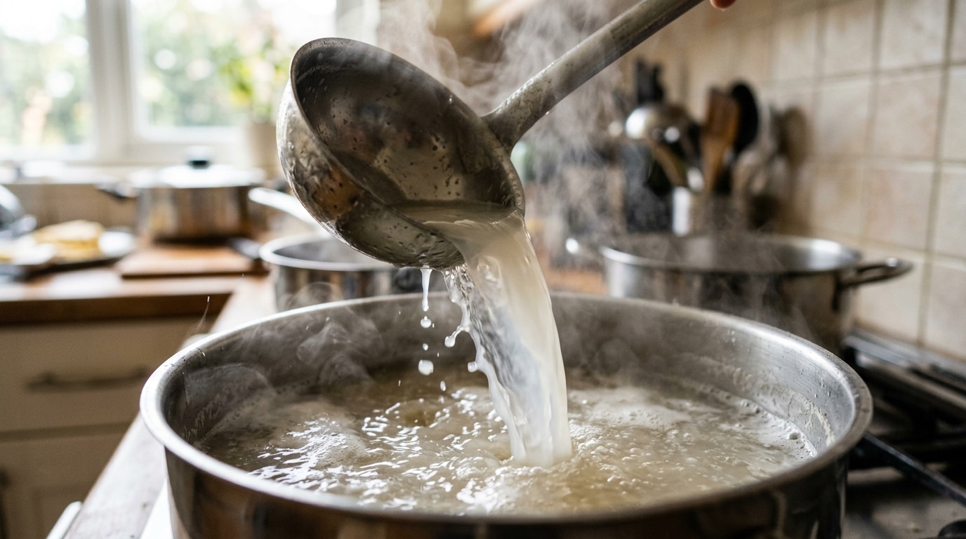 Pare de jogar fora a água do macarrão e veja pra que ela serve na cozinha e na faxina