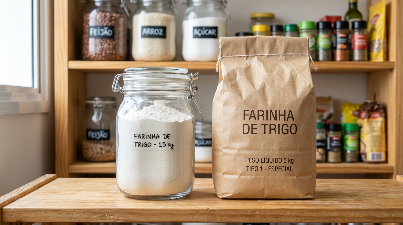 Como entram insetos no pacote lacrado de farinha de trigo?