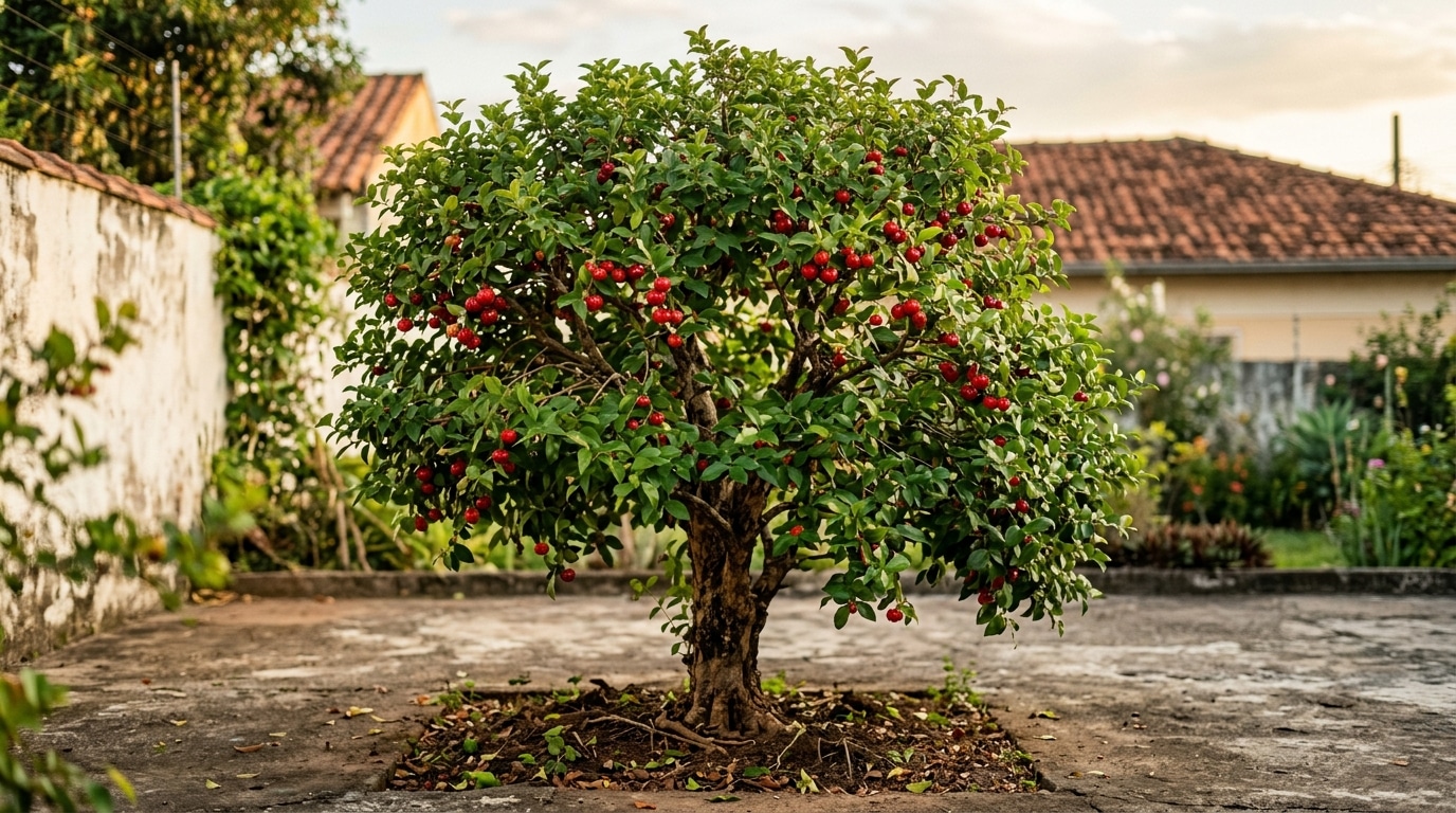 A árvore frutífera que cabe no quintal pequeno, dá frutos doces e não racha o piso da sua casa