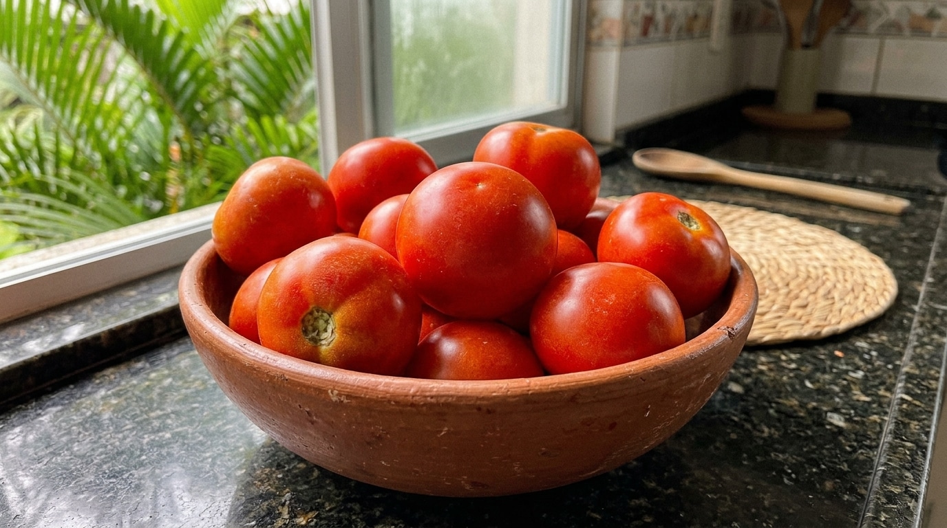 Pare de guardar o tomate na geladeira e veja como ele fica mais saboroso e dura mais
