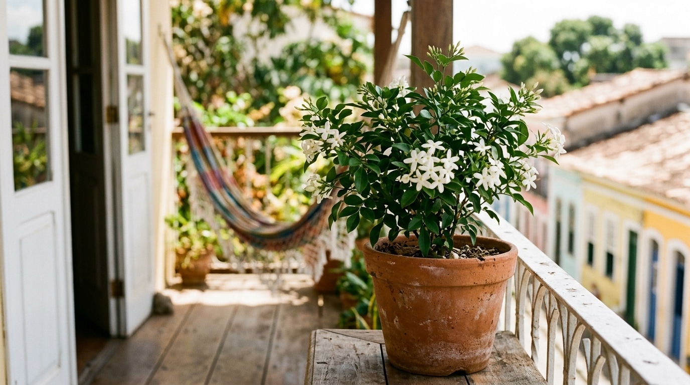 A planta de varanda que perfuma a casa inteira e aguenta o calor de 40 graus do Brasil