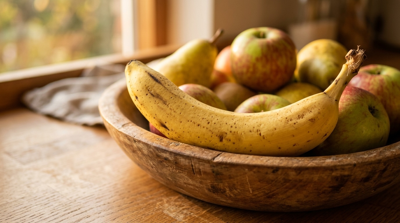 Pare de guardar a banana junto com as outras frutas e entenda por que ela apodrece tudo mais rápido