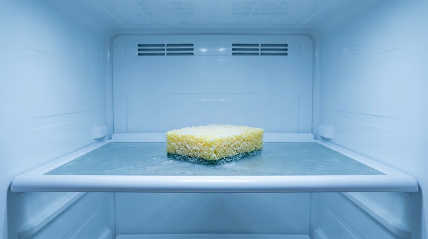 Poucos sabem: para que serve colocar uma esponja úmida no congelador