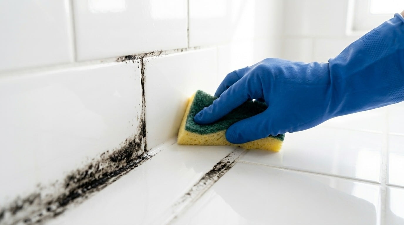 Especialistas revelaram como remover mofo preto do banheiro e deixar os azulejos como novos