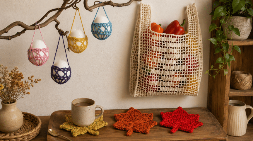 Crochê moderno: peças artesanais que deixam moda e decoração mais autênticas