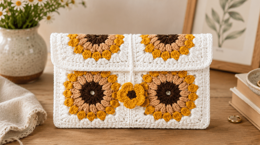 Como Fazer Carteiras de Crochê com Squares: acessórios pequenos, criativos e cheios de charme