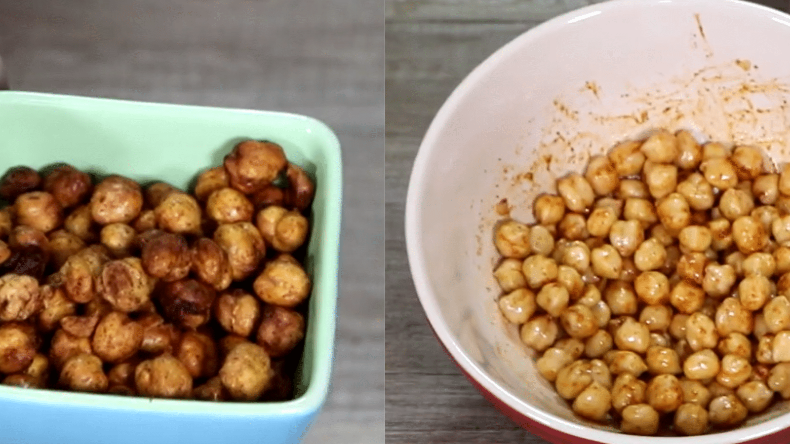 Snack de grão-de-bico na air fryer fica crocante, leve e perfeito para beliscar