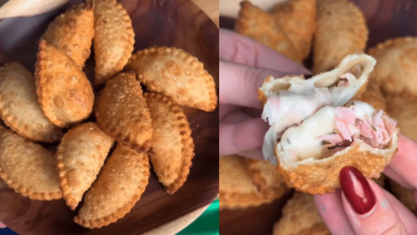 Com apenas 2 ingredientes você tem um pastel perfeito para assistir aos jogos da Copa do Mundo