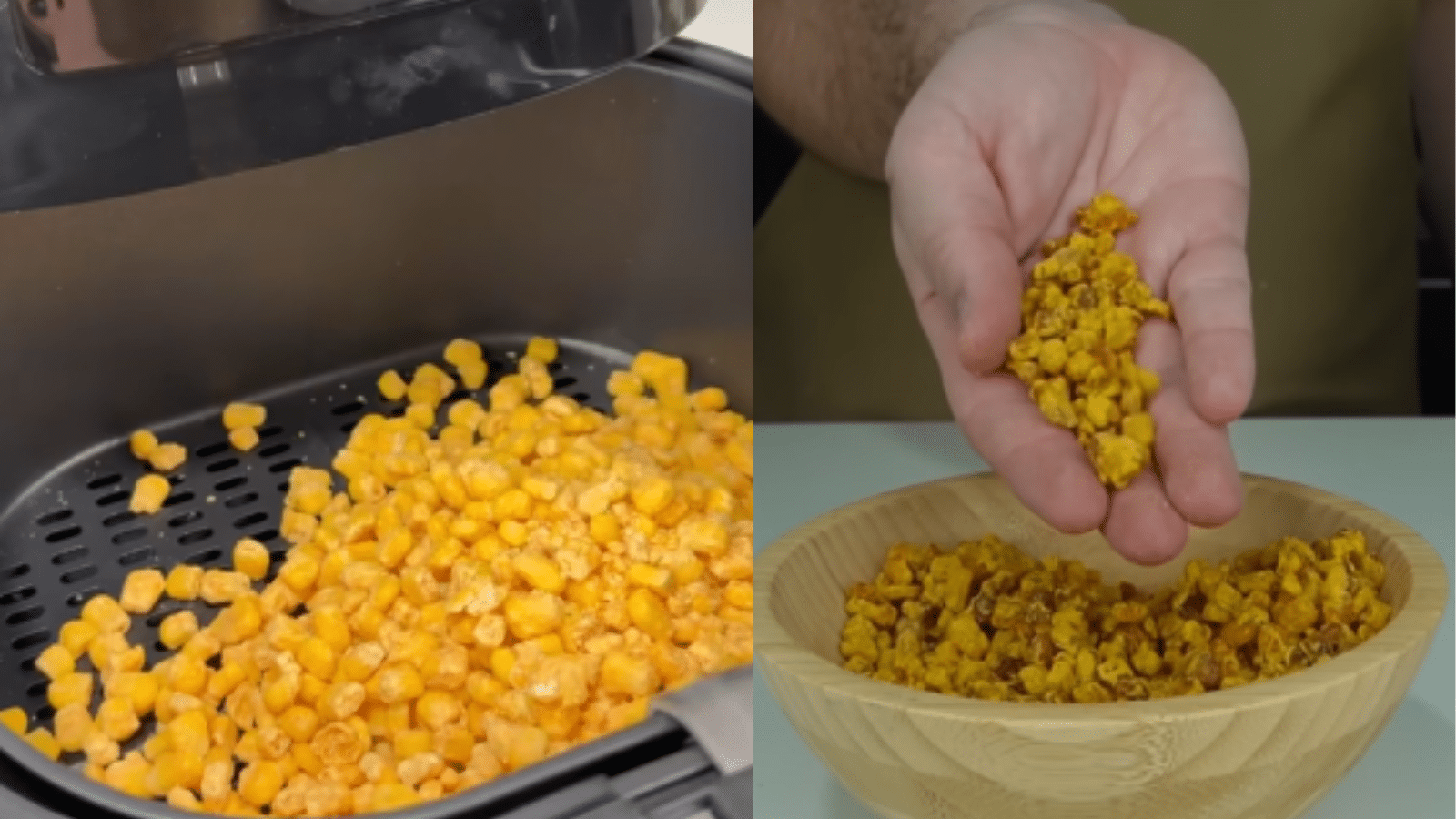Petisco para os jogos da copa: Salgadinho de milho na Air Fryer é leve, crocante e fácil de fazer