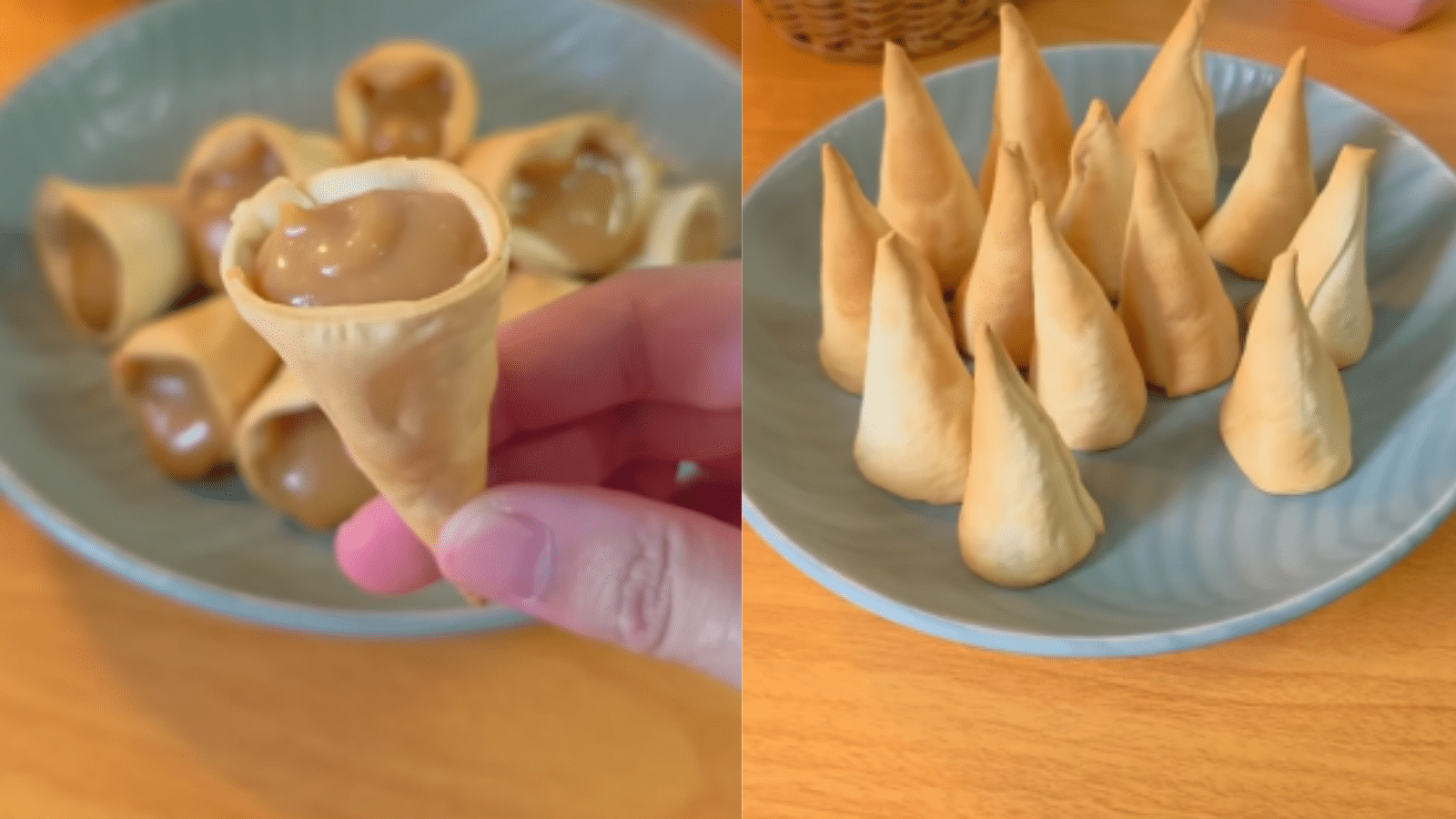 Doce com 2 ingredientes na Air Fryer: canudinhos crocantes de massa de pastel com doce de leite