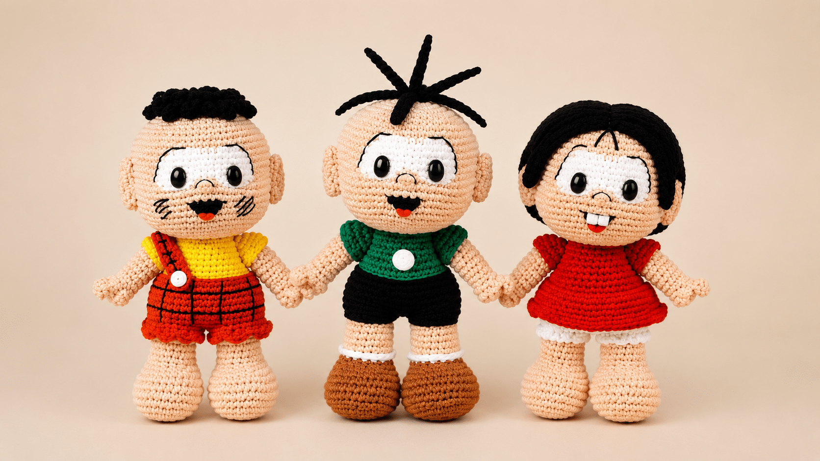 Kit Amigurumi Turma da Mônica é lançado na Mega Artesanal e encanta fãs de crochê