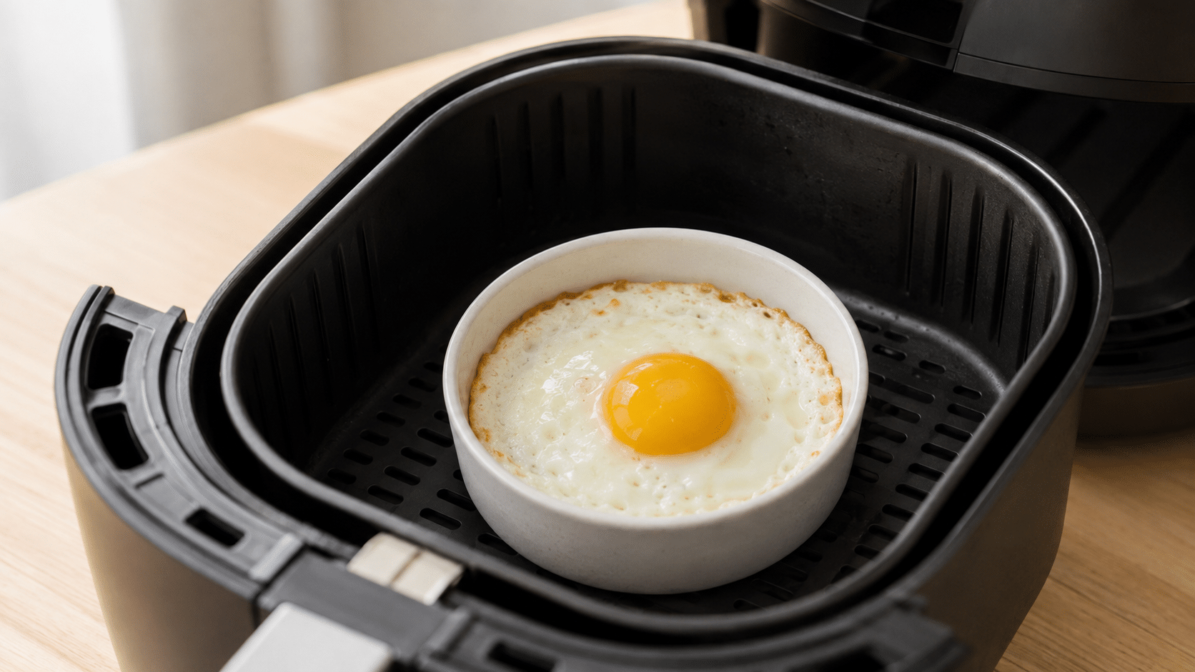 Ovo frito sem frigideira! Aprenda a fazer ovo na Air Fryer e não depender da panela grudando
