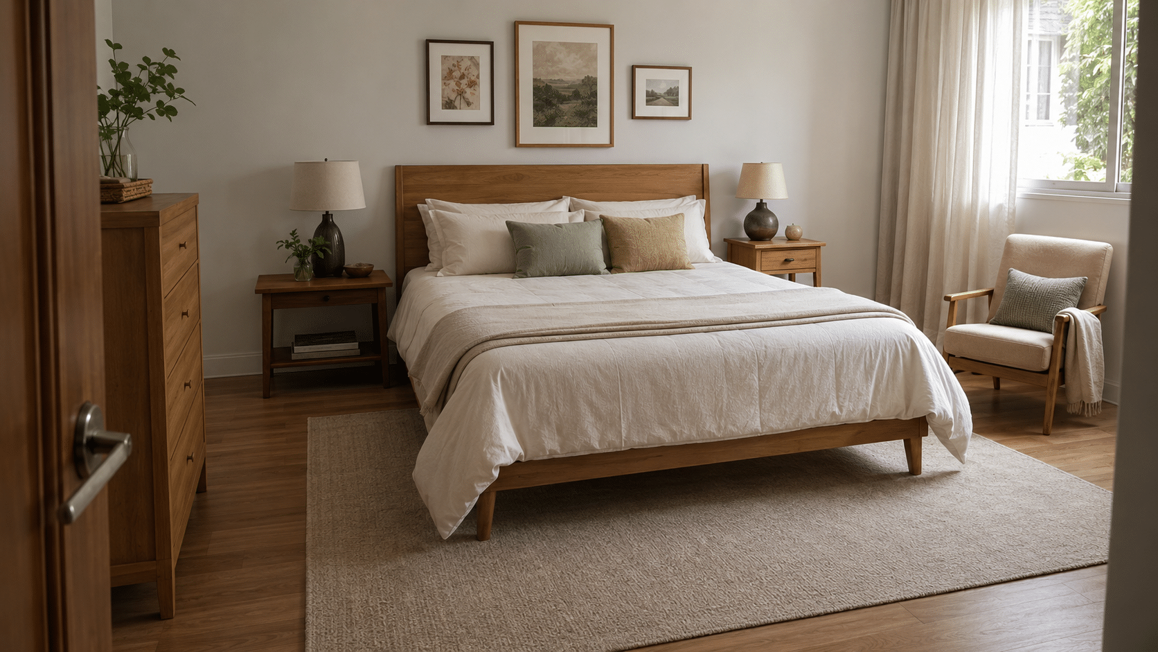 Como renovar o quarto mudando apenas os objetos de lugar