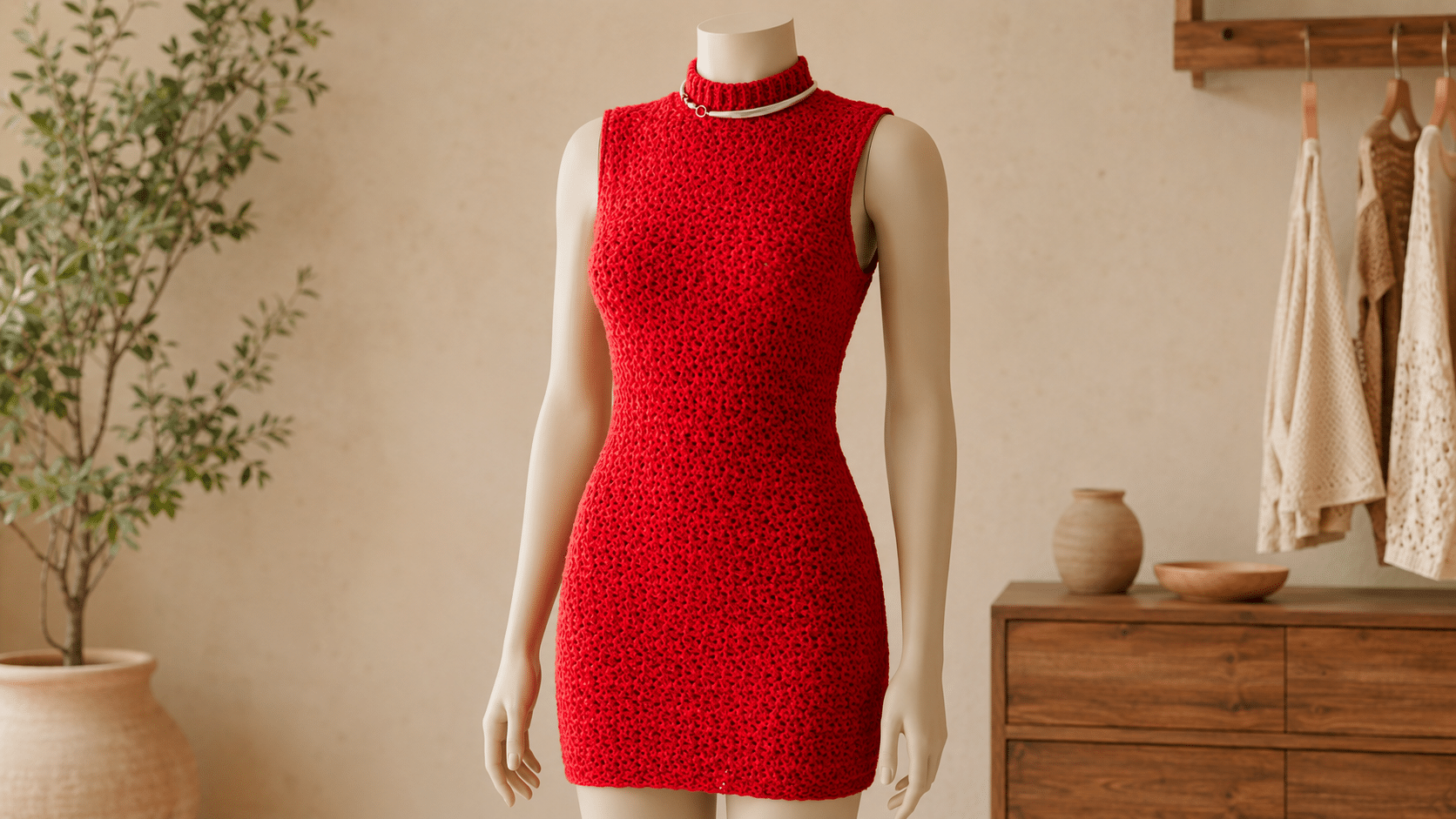 Vestido Musa em crochê une elegância, leveza e versatilidade