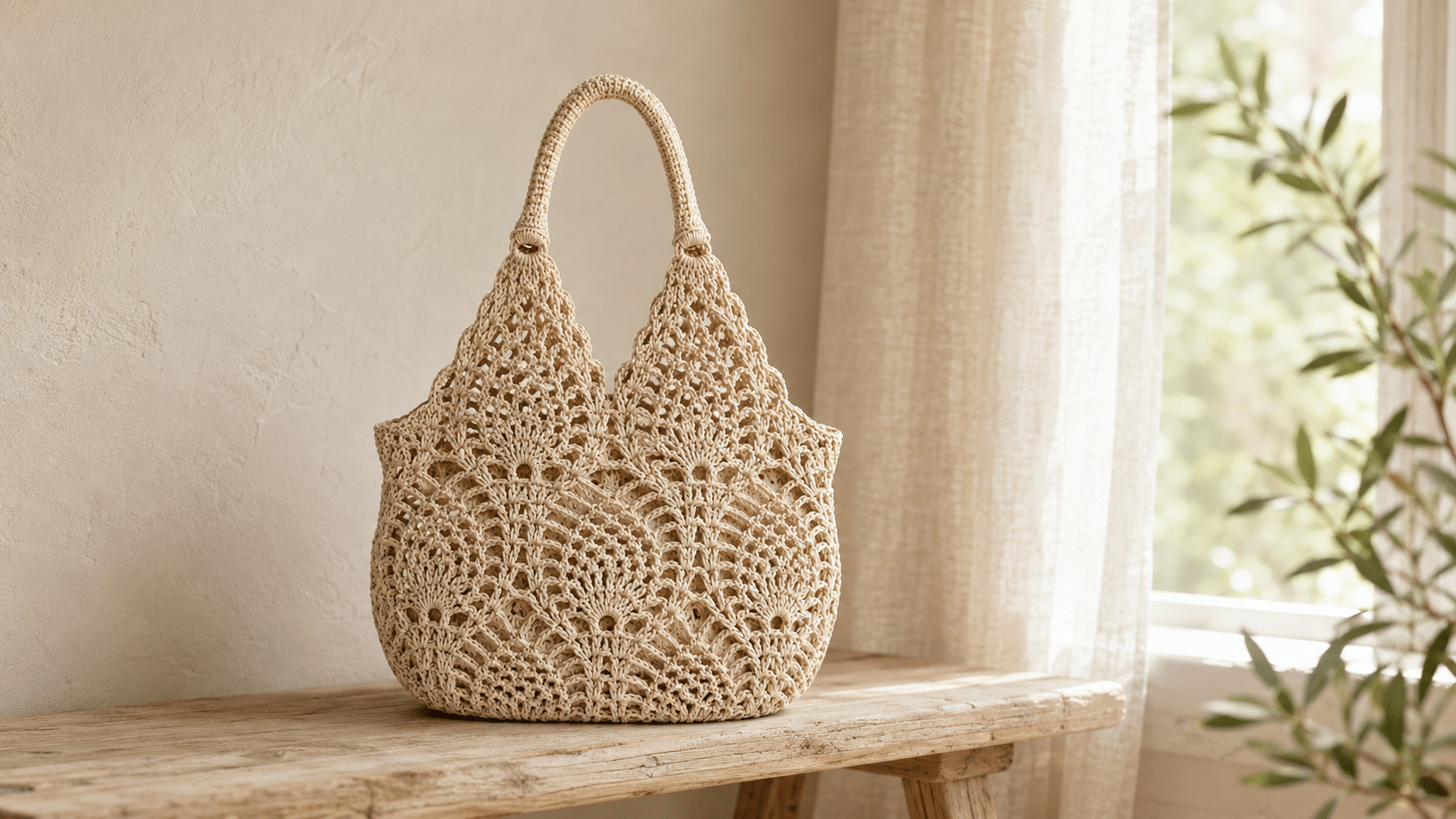 Bolsa de Crochê com Ponto Abacaxi: o Modelo que Fez Sucesso no Meu Instagram