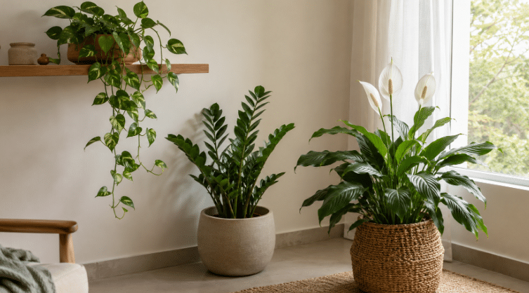 3 Plantas de sombra para decorar dentro de casa