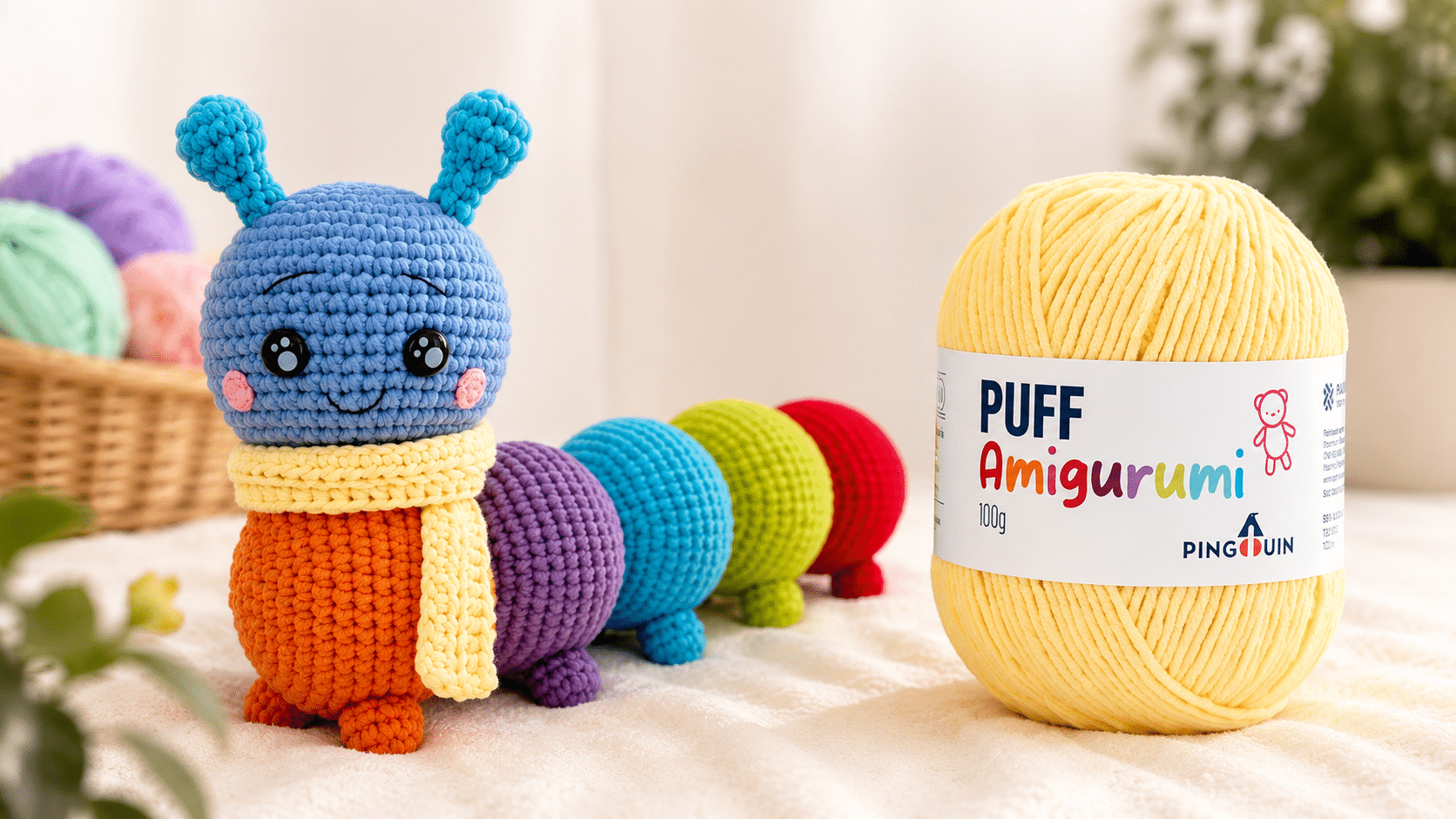 Puff Amigurumi: conheça o novo fio que promete revolucionar o mundo do crochê