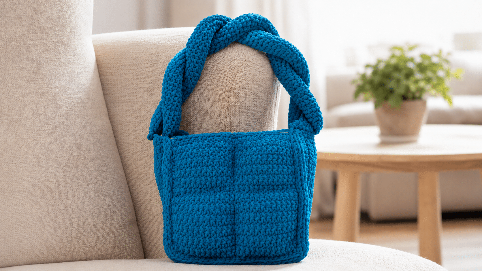 Puffer Bag Vellut em crochê une textura macia e design moderno