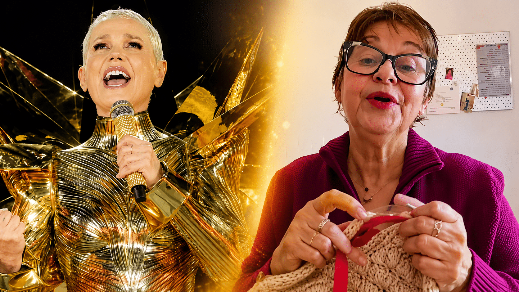 Xuxa pede desculpas após repercussão sobre crochê e diz que quer aprender a técnica