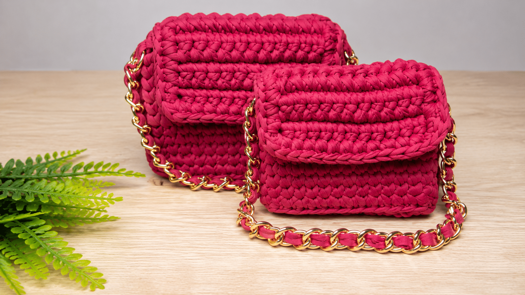 Bolsa de Crochê Mãe e Filha com Fio de Malha Premium: Aprenda o Passo a Passo Completo