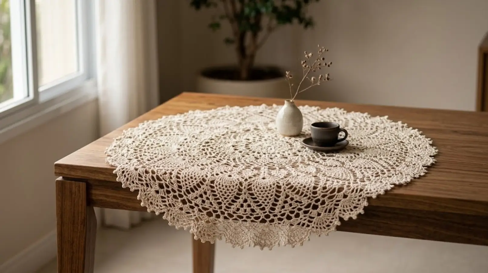 Toalhinhas de Mesa de Crochê: Delicadeza Artesanal para Transformar a Decoração